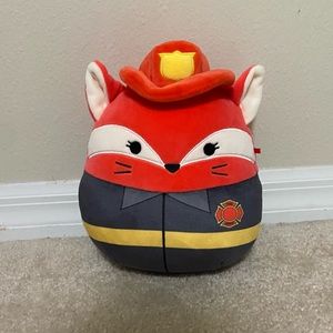 Squishmallows Fifi the Fire Chief Fox 8" Stuffed Plush